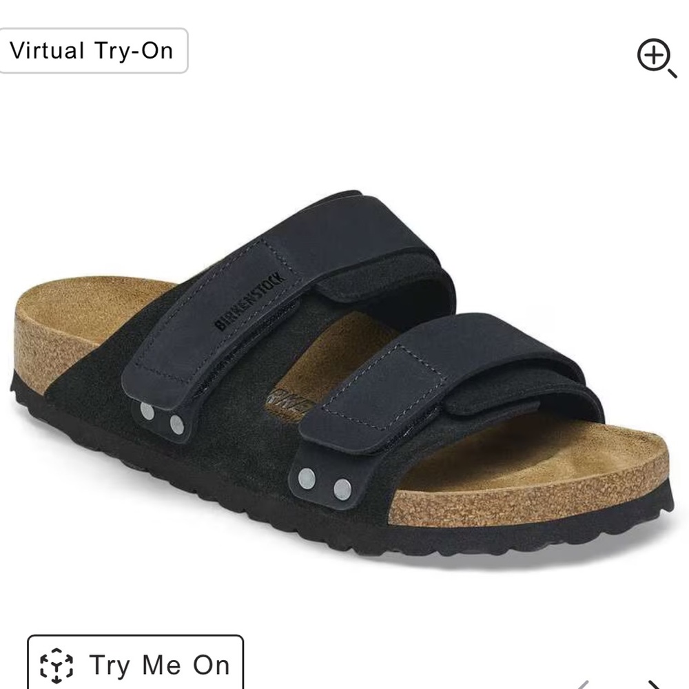 Birkenstock Black Uji Sandals